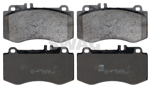 Brake Pad Set, disc brake - 10 11 6131 SWAG